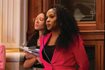Rep. Jehan Gordon-Booth, D-Peoria, presents a budget bill on the House floor early Saturday morning before lawmakers adjourned for the summer around 3 a.m.